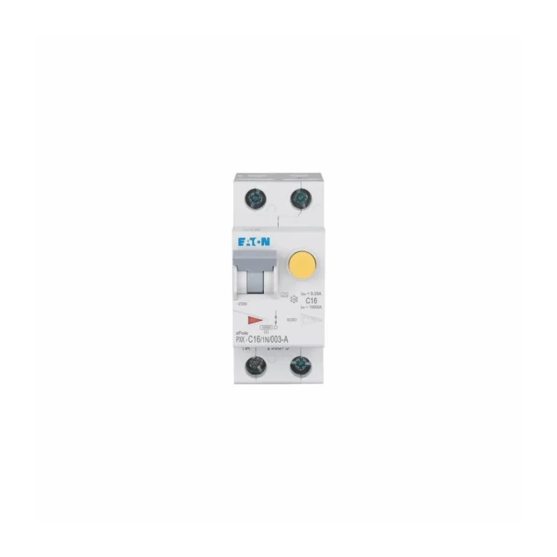ABB Residual Current Circuit Breaker with Overcurrent Protection, 16A Current Rating, 1 Pole, 30 mA 236964 PXK-C16/1N/003-A