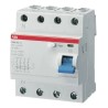 ABB Residual Current Circuit Breaker Series, 25A, 4-Pole, 300 mA Trip Sensitivity, Type AC, 1 kA Breaking Capacity FH200