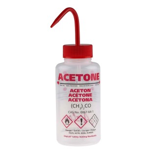 RS PRO 500ml Polyethylene Wide Neck Wash Bottle 838-6380