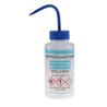 RS PRO 500ml Polyethylene Wide Neck Wash Bottle Blue Lid 838-6396