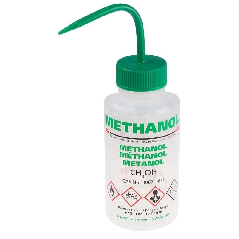 RS PRO 500ml Polyethylene Lab Wash Bottle Wide Neck with Safety Venting 838-6399