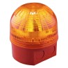 Klaxon Sonos Series Red Deep Base Sounder-Beacon Combination, IP65, 60V, 106 dB @ 1m, Electronic PSC-0049