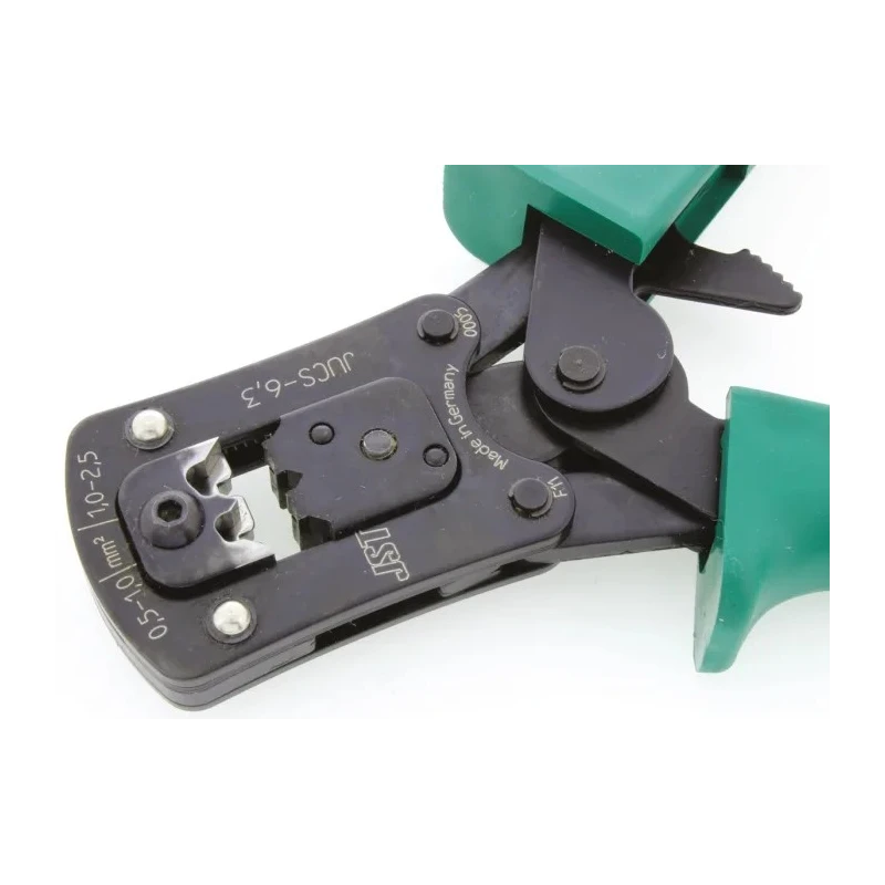 JST Crimp Tool for STO Contacts with Ratchet Mechanism and Precision Ground Dies JUCS-6.3