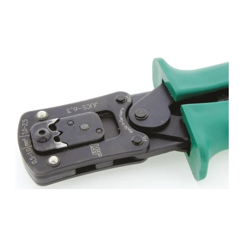 JST Crimp Tool for STO Contacts with Ratchet Mechanism and Precision Ground Dies JUCS-6.3