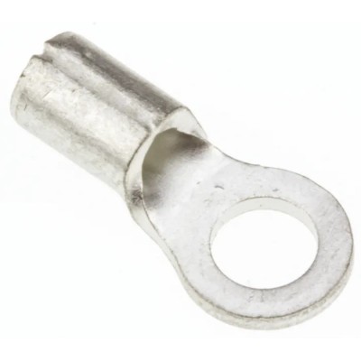 JST Uninsulated Ring Terminal 3 mm Stud Size 22 AWG to 16 AWG Wire Size Grey 1.25-3