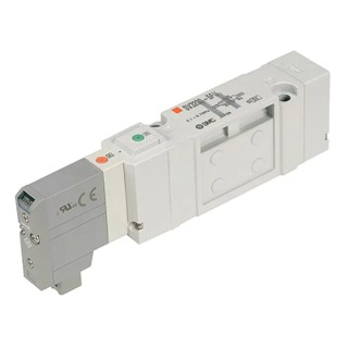 SMC Pneumatic Solenoid Valve 24V DC, 0.7 MPa Max Pressure, Die Cast Aluminium Body SV1000