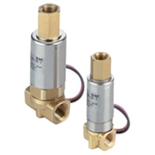 SMC Solenoid Valve 3 Port Threaded Stainless Steel NO/NC 24V dc 1/8 in VDW250-5G-2-01N-L-Q