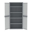 RS PRO 2 Door Polypropylene Floor Standing Storage Cabinet 1.8 m Height, 897 mm Width, 537 mm Depth 838-6576