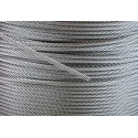 RS PRO Stainless Steel Wire Rope 75 m Length Safe Working Load 100 kg Model 183-5841