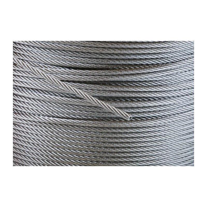 RS PRO Stainless Steel Wire Rope 75 m Length Safe Working Load 100 kg Model 183-5841