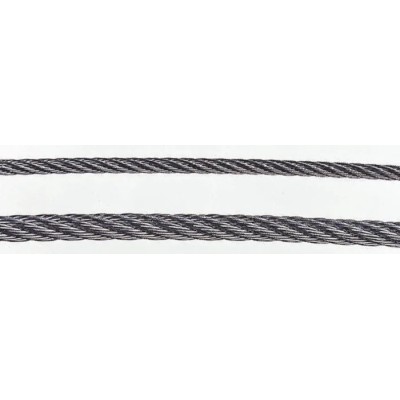 RS PRO Stainless Steel Wire Rope 75 m Length Safe Working Load 300 kg 316L Grade Corrosion Resistant 183-5857