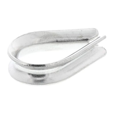 RS PRO Stainless Steel Electro Polished Thimble for Wire Rope Diameter 3 mm With3