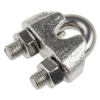 RS PRO Stainless Steel Wire Rope Clamp 5 mm Diameter DIN 741 183-5908