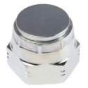 Parker Steel Zinc Plated BSPP Female Parallel Thread Blanking Cap, Maximum Operating Temperature 120°C 8FNMK4S