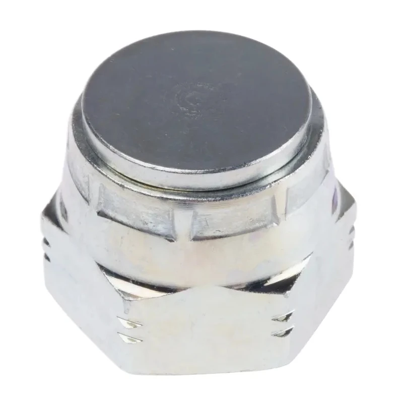 Parker Steel Zinc Plated BSPP Female Parallel Thread Blanking Cap, Maximum Operating Temperature 120°C 8FNMK4S