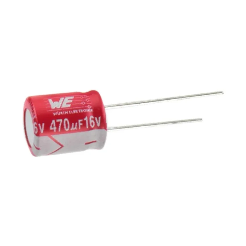 Wurth Elektronik 1.5 mF Through Hole Polymer Capacitor 6.3V dc WCAP-PT5H 870235175008