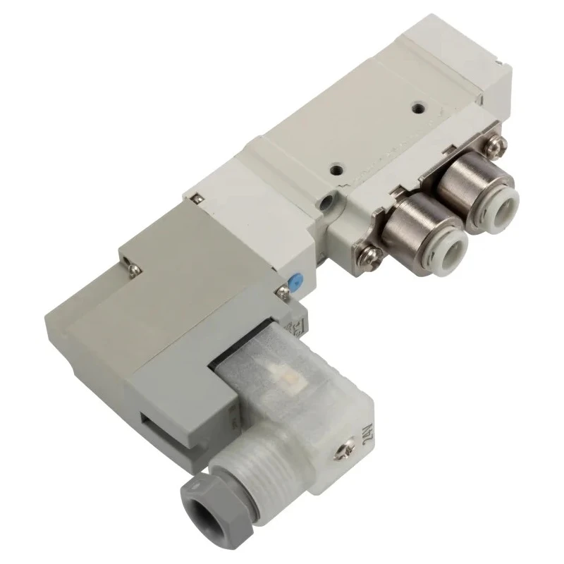 SMC Pneumatic Solenoid Valve 24V DC, 0.7 MPa Max Pressure, 2527 L/min Flow Rate, Die Cast Aluminium Body SY5000
