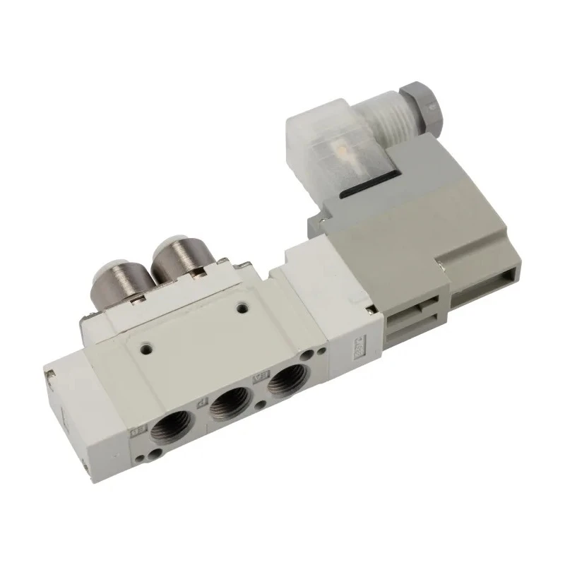 SMC Pneumatic Solenoid Valve 24V DC, 0.7 MPa Max Pressure, 2527 L/min Flow Rate, Die Cast Aluminium Body SY5000