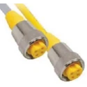 Turck Female 4 Way Straight to Unterminated Sensor Actuator Cable 600V Polyurethane Jacket 4 m RKM 40-4M