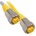 Turck Sensor Actuator Cable Female 4-way Straight to Unterminated Polyurethane Jacket Yellow 10m 600V RKM 40-10M