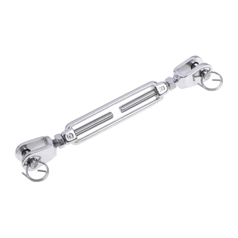 RS PRO Stainless Steel Jaw to Jaw Rigging Screw M5 Thread, Electro Polished Finish, Closed Length 130 mm, Open 183-5942