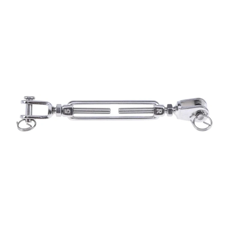 RS PRO Stainless Steel Jaw to Jaw Rigging Screw M5 Thread, Electro Polished Finish, Closed Length 130 mm, Open 183-5942