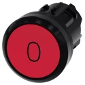Siemens SIRIUS ACT 3SU10 Series Red Momentary Push Button Head, 22 mm Cutout, IP66 IP69K IP67 3SU1000-0AB20-0AD0