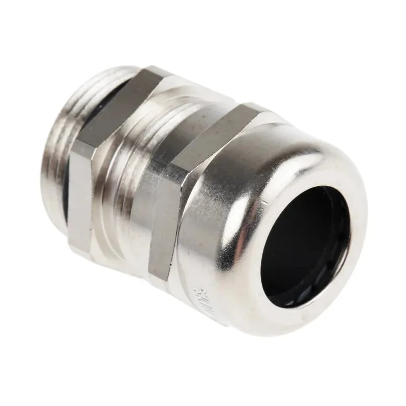 Lapp SKINTOP MS-SC Series 25 EMC Cable Gland, Nickel-Plated Brass, PG16 Thread, 8-14 mm Cable Diameter 53112240