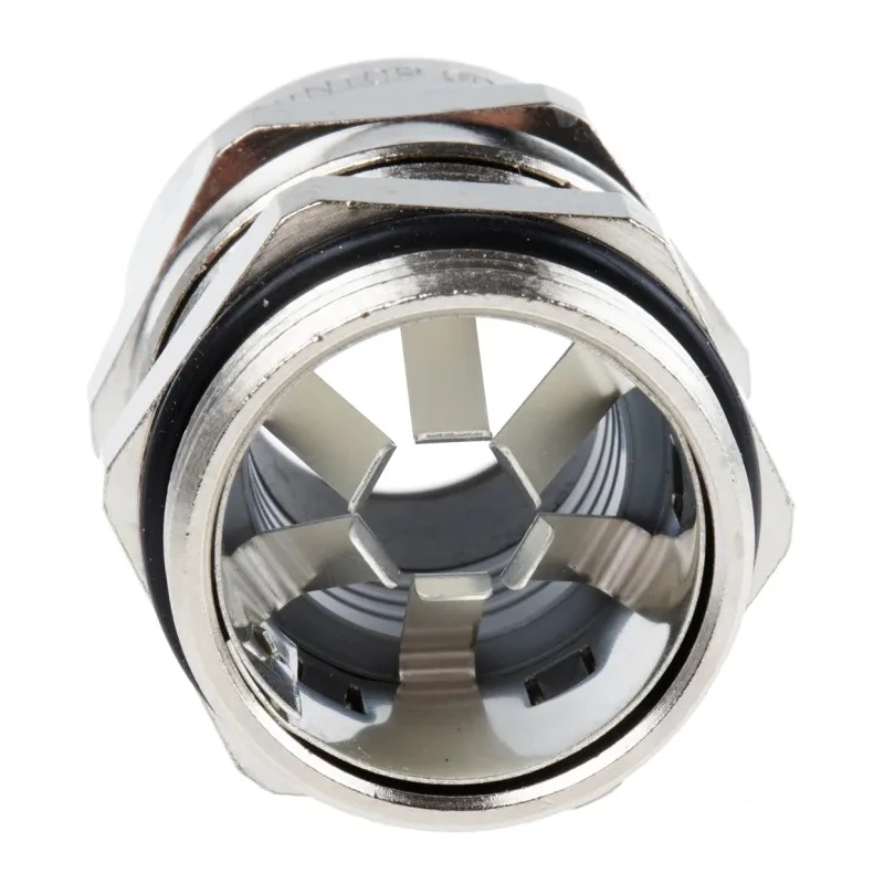 Lapp SKINTOP MS-SC Series 25 EMC Cable Gland, Nickel-Plated Brass, PG16 Thread, 8-14 mm Cable Diameter 53112240