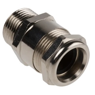 Lapp SKINDICHT Series Cable Gland M20 Nickel-Plated Brass, 10.8mm-12.8mm Cable Diameter, IP68, EMC Earthing, 59000340