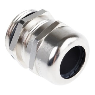 Lapp SKINTOP MS-SC Series EMC Cable Gland Nickel-Plated Brass, 11-18 mm Diameter, PG21 Thread Size 53112250