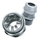 Lapp SKINTOP MS-SC Series EMC Cable Gland Nickel-Plated Brass, 11-18 mm Diameter, PG21 Thread Size 53112250
