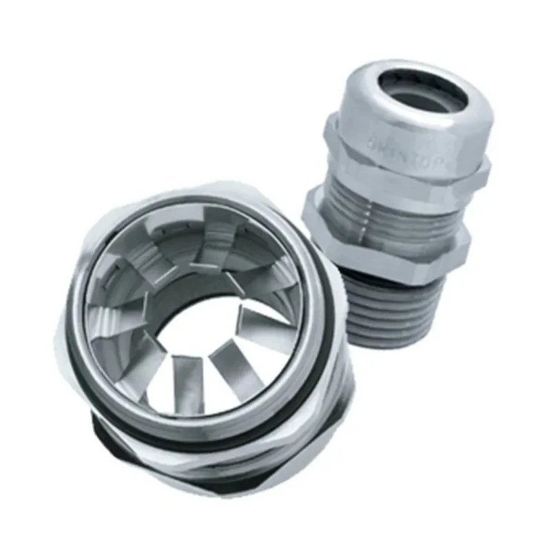 Lapp SKINTOP MS-SC Series EMC Cable Gland Nickel-Plated Brass, 11-18 mm Diameter, PG21 Thread Size 53112250