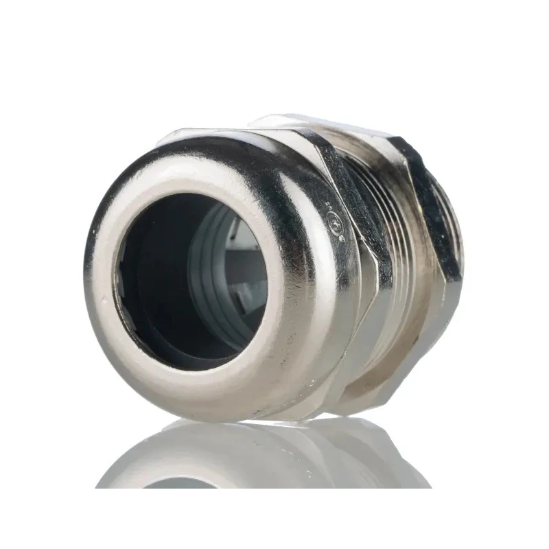 Lapp SKINTOP MS-SC Series EMC Cable Gland M32 Thread, Nickel-Plated Brass, 11 to 21mm Cable Diameter 53112650