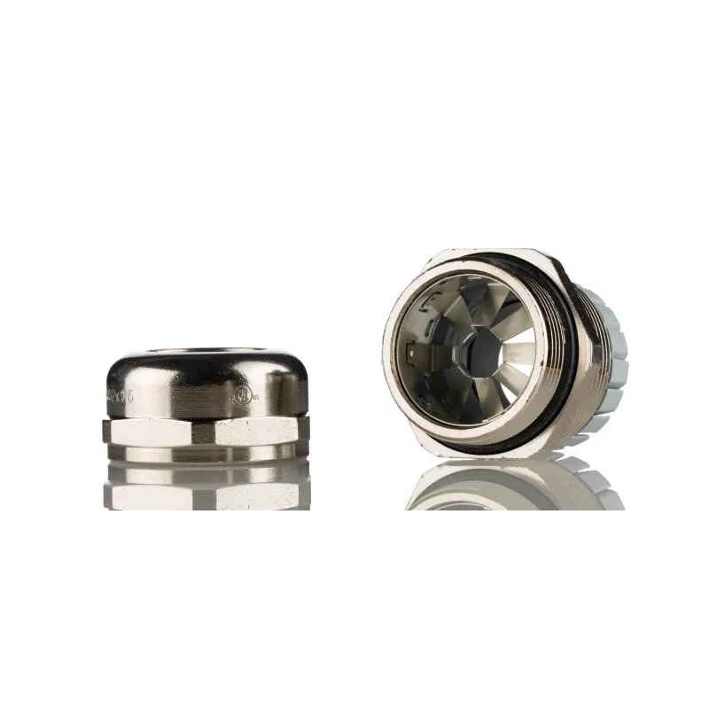 Lapp SKINTOP MS-SC Series EMC Cable Gland M32 Thread, Nickel-Plated Brass, 11 to 21mm Cable Diameter 53112650