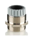 Lapp SKINTOP MS-SC Series EMC Cable Gland M32 Thread, Nickel-Plated Brass, 11 to 21mm Cable Diameter 53112650