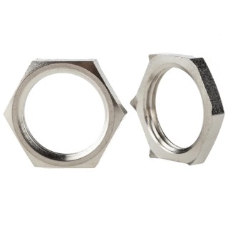 Lapp Nickel Plated Brass Cable Gland Locknut M20 Thread SKINDICHT Series 52103320