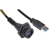 Molex USB Cable Female USB Type A to Female USB 3.0 Type A 30V Black 800 mm 84733-0004