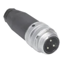 Turck Industrial Circular Connector Cable Socket, 5 Contacts, Male, IP67, 600V, 9A, Nylon Housing BS 4151-0/9