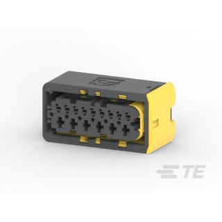 TE Connectivity HDSCS Automotive Connector Female Black Cable 15 Way Crimp Termination 1-1563878-1