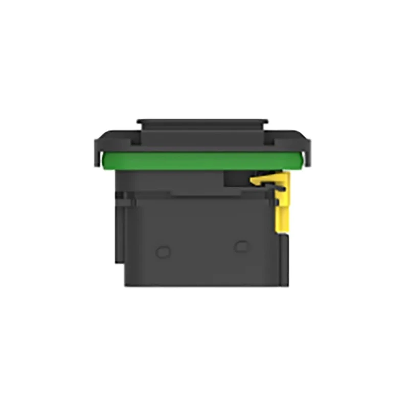 TE Connectivity LEAVYSEAL Automotive Connector Female Black Flange 21 Way Crimp Termination 1-2112162-1