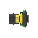 TE Connectivity LEAVYSEAL Automotive Connector Female Black Flange 21 Way Crimp Termination 1-2112162-1
