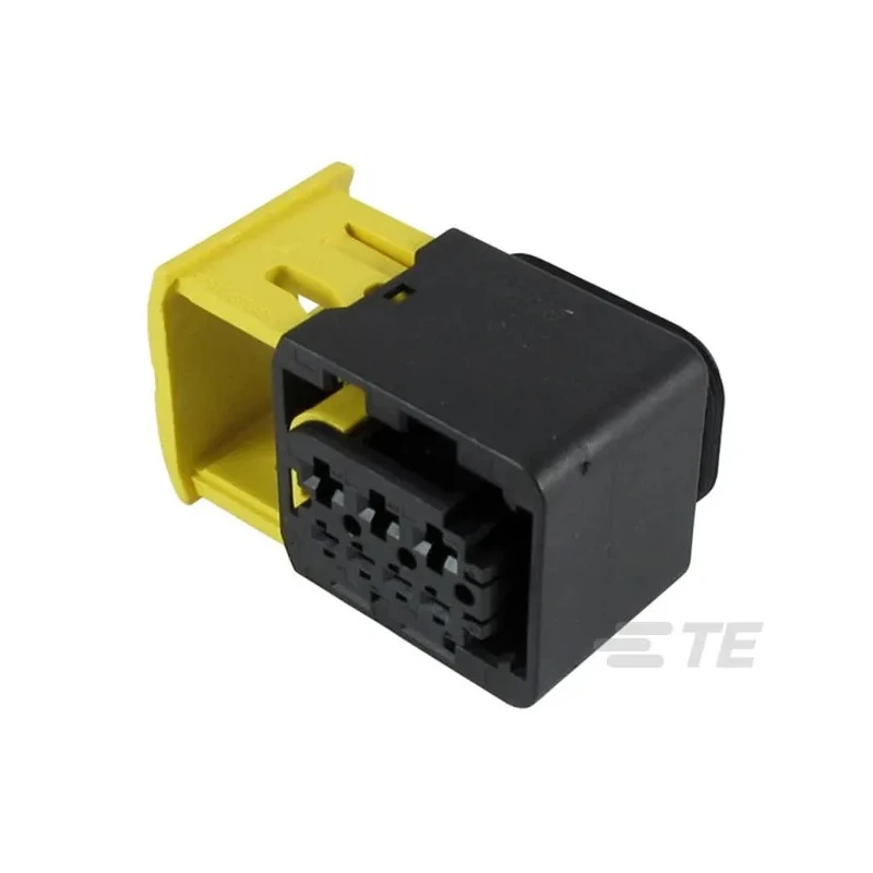 TE Connectivity HDSCS Automotive Connector Female Black Cable 7 Way Crimp Termination 1-1418480-1