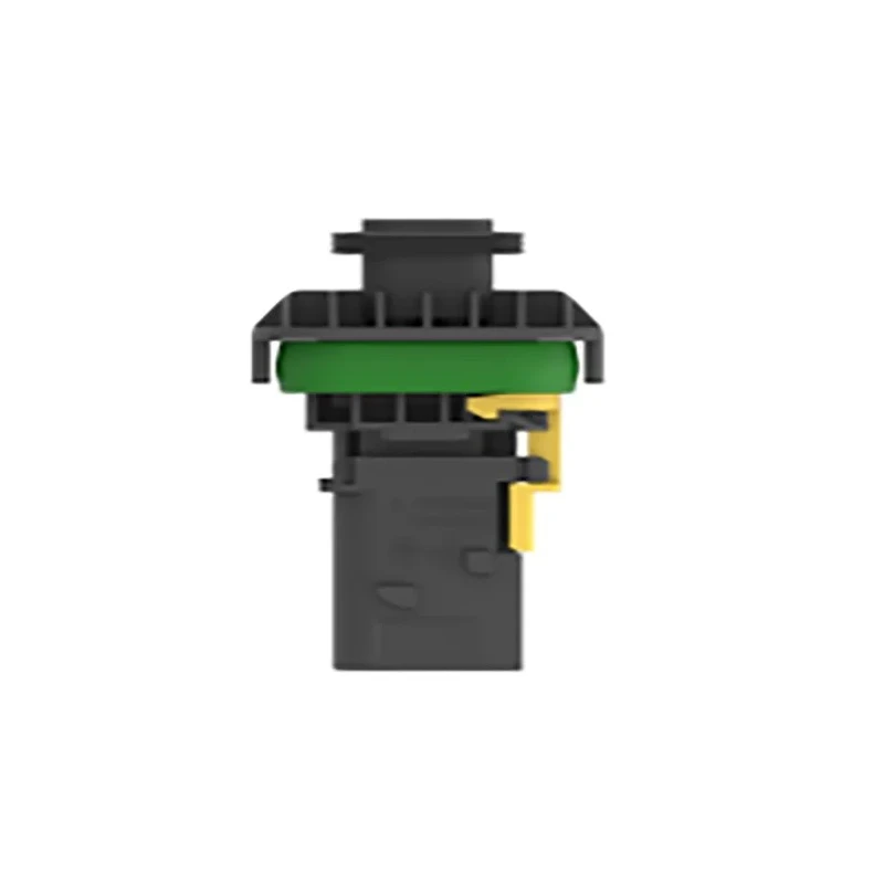 TE Connectivity HDSCS Automotive Connector Female Black Flange 2 Way Crimp Termination 40A 1-1703841-1