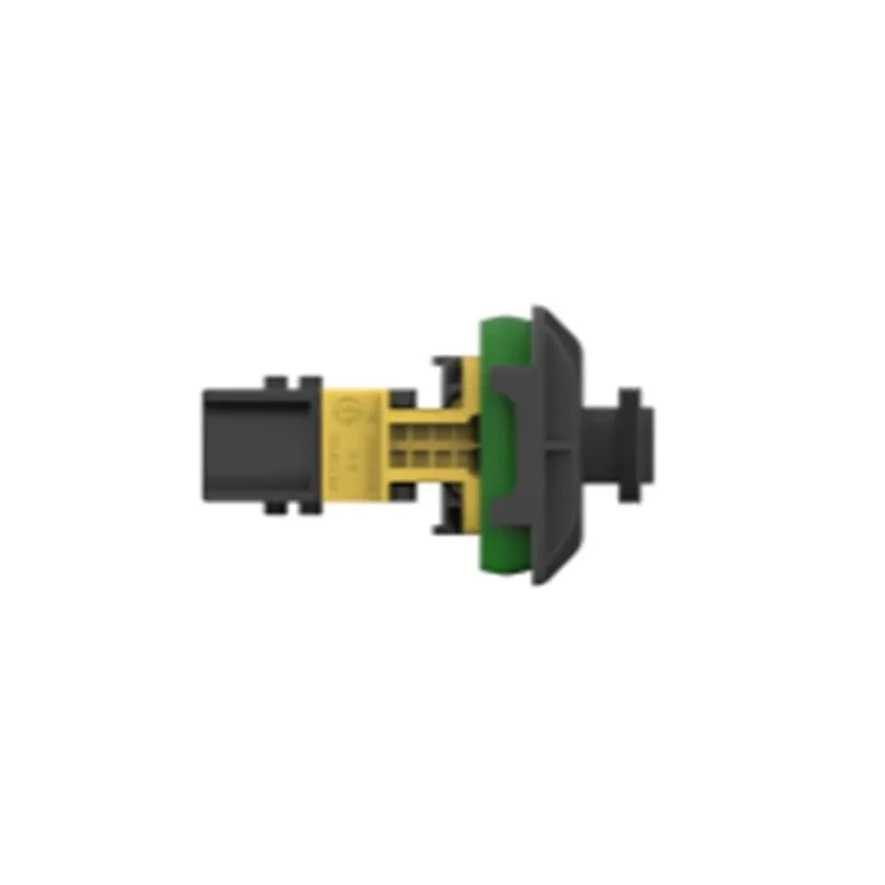 TE Connectivity HDSCS Automotive Connector Female Black Flange 2 Way Crimp Termination 40A 1-1703841-1