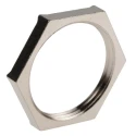 Lapp Silver Nickel Plated Brass Cable Gland Locknut PG21 Thread 