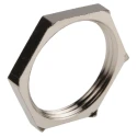 Lapp Silver Nickel Plated Brass Cable Gland Locknut PG21 Thread 