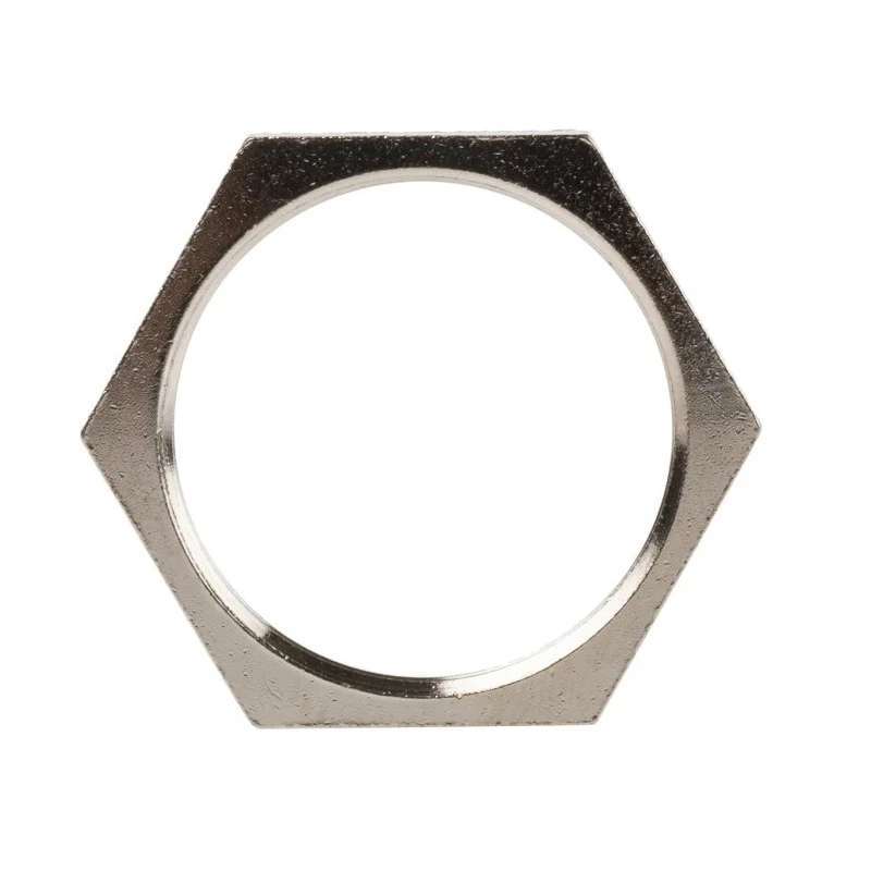 Lapp Silver Nickel Plated Brass Cable Gland Locknut PG21 Thread 