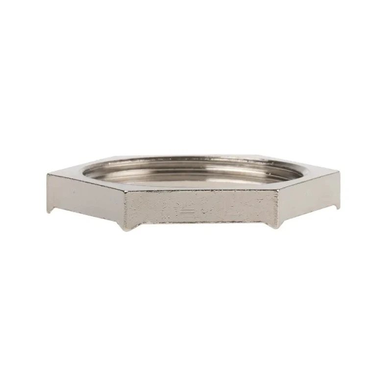Lapp Silver Nickel Plated Brass Cable Gland Locknut PG21 Thread 