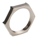 Lapp Silver Nickel Plated Brass Cable Gland Locknut PG16 Thread 